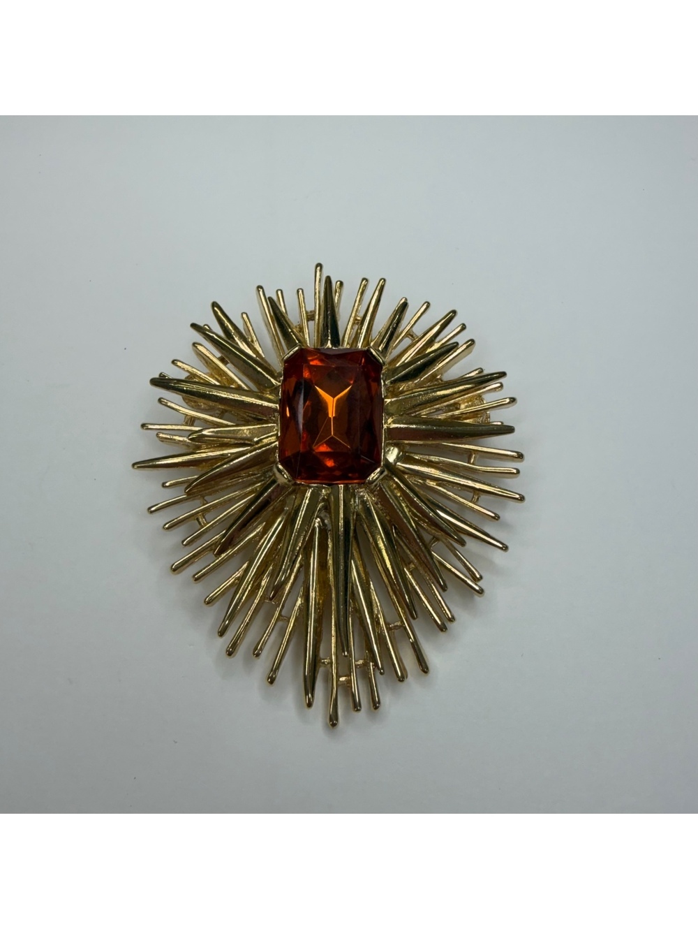 Premier Designs starburst brooch/pendant vintage 90s